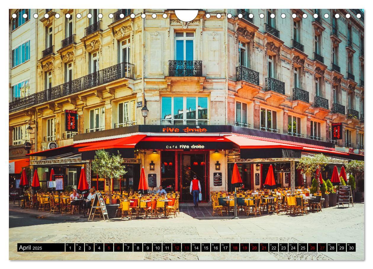 Bild: 9783435366729 | Paris Bistros (Wandkalender 2025 DIN A4 quer), CALVENDO Monatskalender