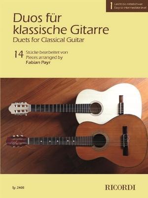 Cover: 9781705122945 | Duets for Classical Guitar, Volume 1: 14 Pieces Arranged for 2 Guitars