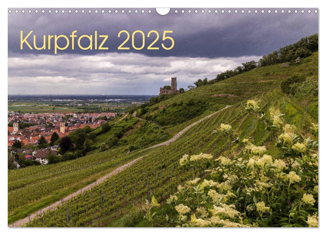 Cover: 9783435579372 | Kurpfalz 2025 (Wandkalender 2025 DIN A3 quer), CALVENDO Monatskalender