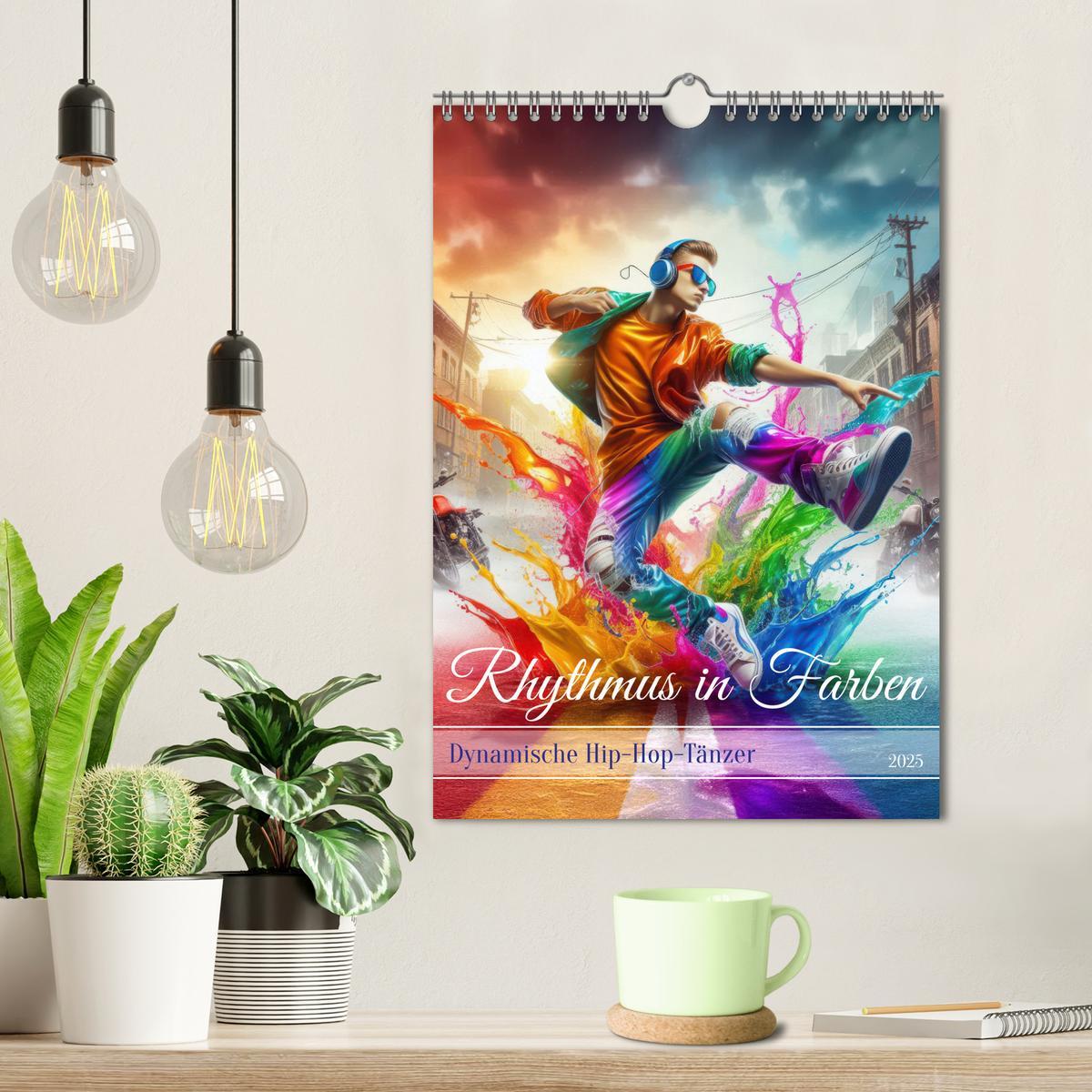 Bild: 9783457173428 | Rhythmus in Farben - Dynamische Hip-Hop-Tänzer (Wandkalender 2025...