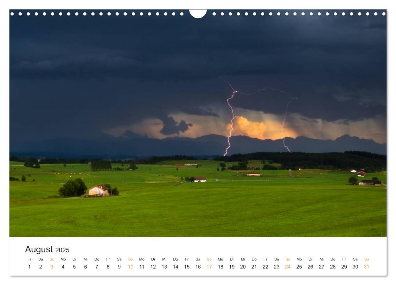 Bild: 9783435774999 | Faszination Gewitter (Wandkalender 2025 DIN A3 quer), CALVENDO...