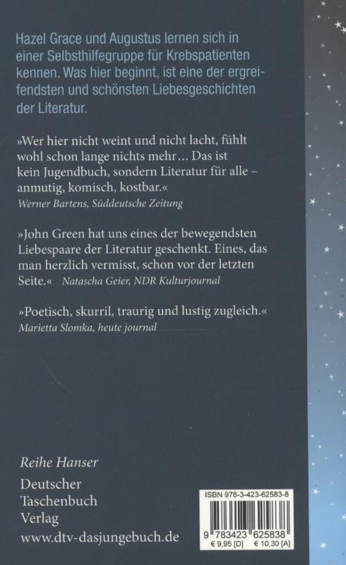 Rückseite: 9783423625838 | Das Schicksal ist ein mieser Verräter | John Green | Taschenbuch