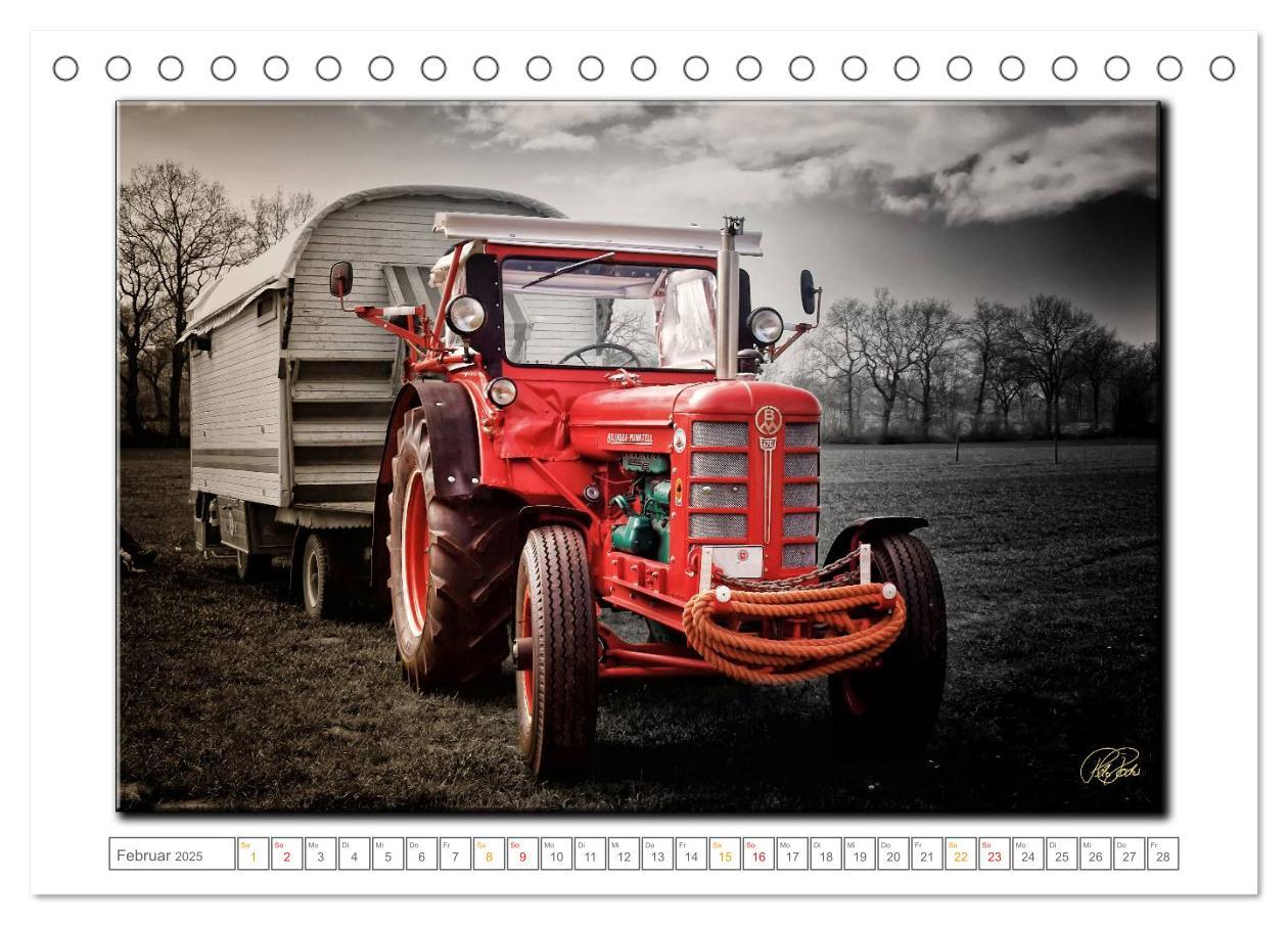 Bild: 9783435629893 | Oldtimer - nostalgische Traktoren und Lastwagen (Tischkalender 2025...