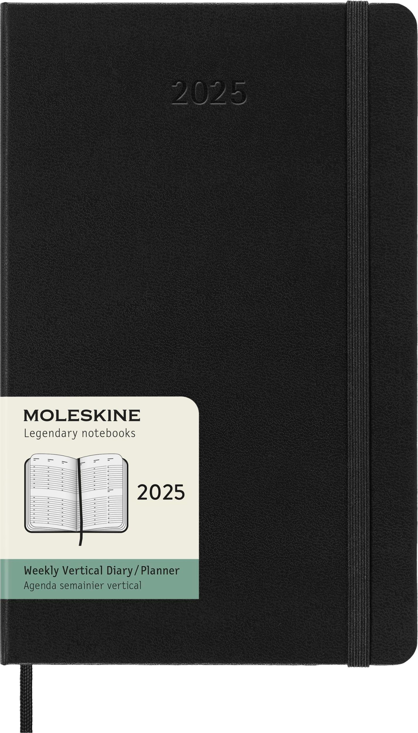 Cover: 8056999270520 | Moleskine Classic 12 Month 2025 Weekly Vertical Planner, Hard...