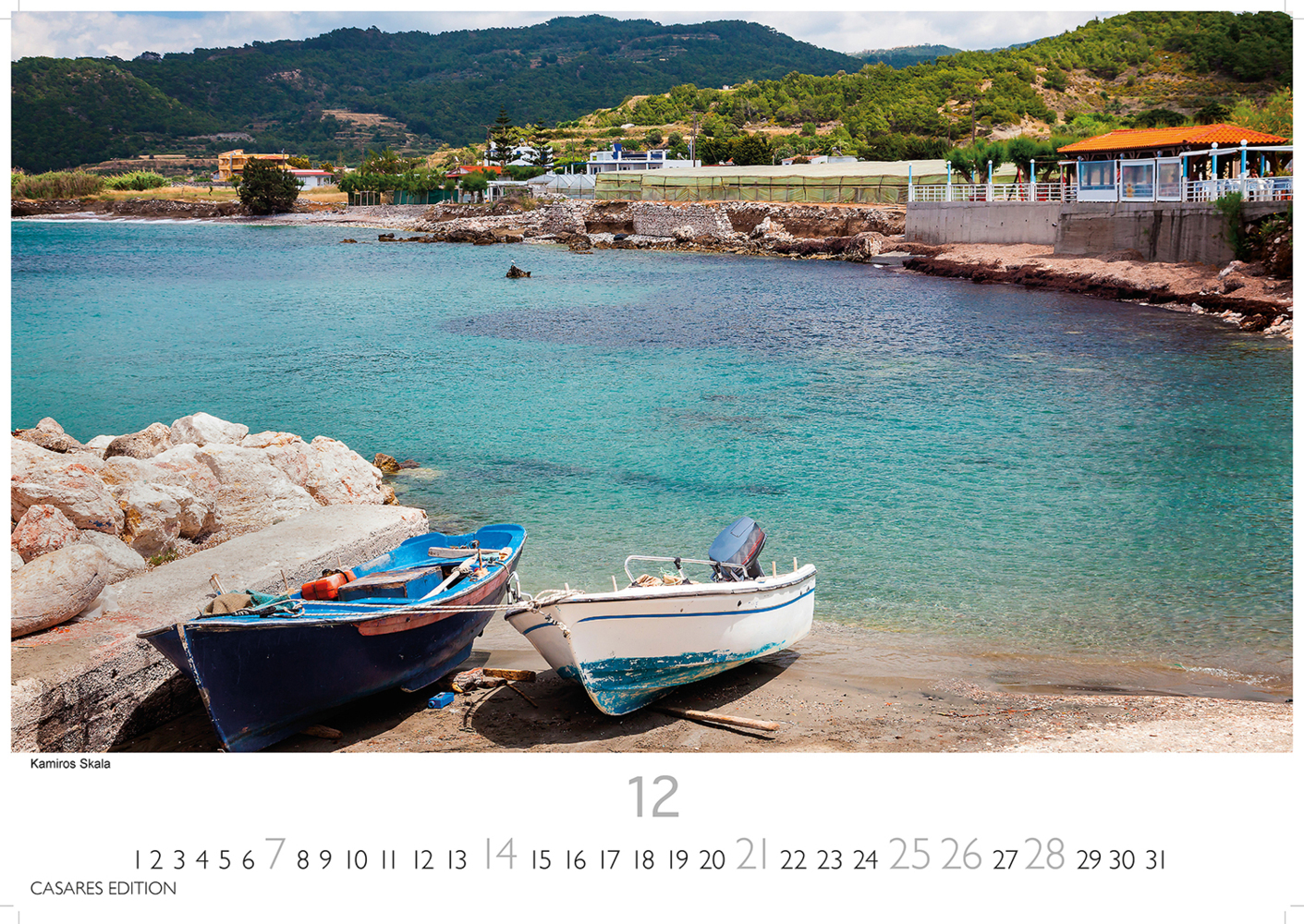 Bild: 9781835240809 | Rhodos 2025 L 35x50cm | Kalender | 14 S. | Deutsch | 2025