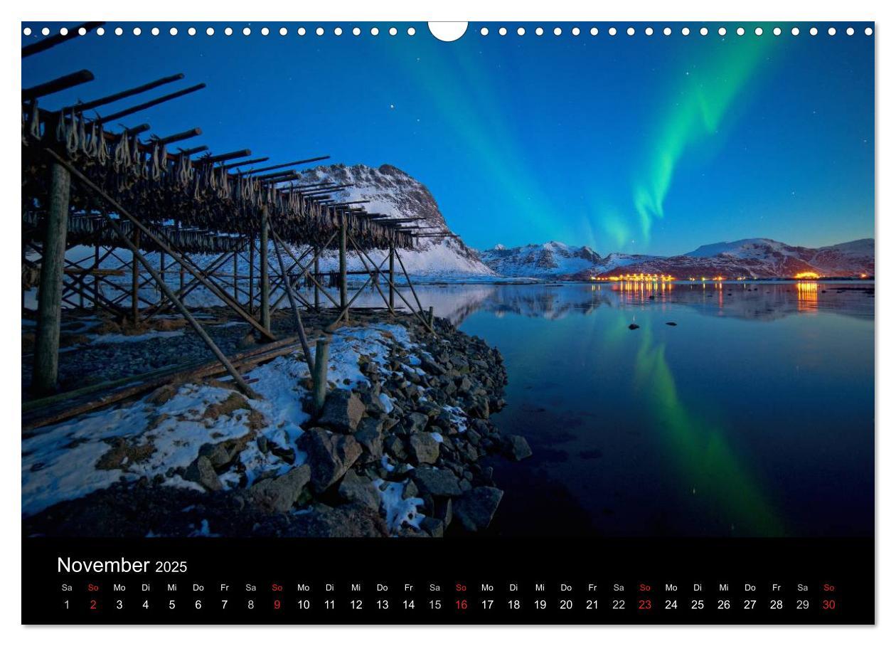 Bild: 9783435802036 | Norwegen (Wandkalender 2025 DIN A3 quer), CALVENDO Monatskalender