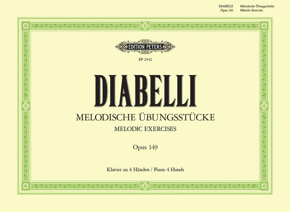 Cover: 9790014011413 | Melodische Übungsstücke op. 149 | Anton Diabelli | Broschüre | 40 S.