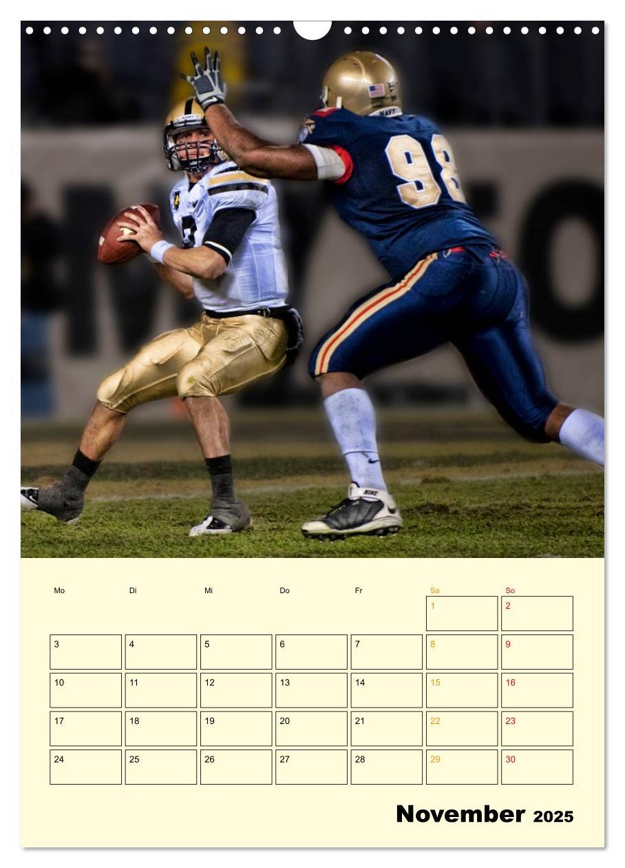 Bild: 9783457011959 | American Football, Team-Arbeit (Wandkalender 2025 DIN A3 hoch),...