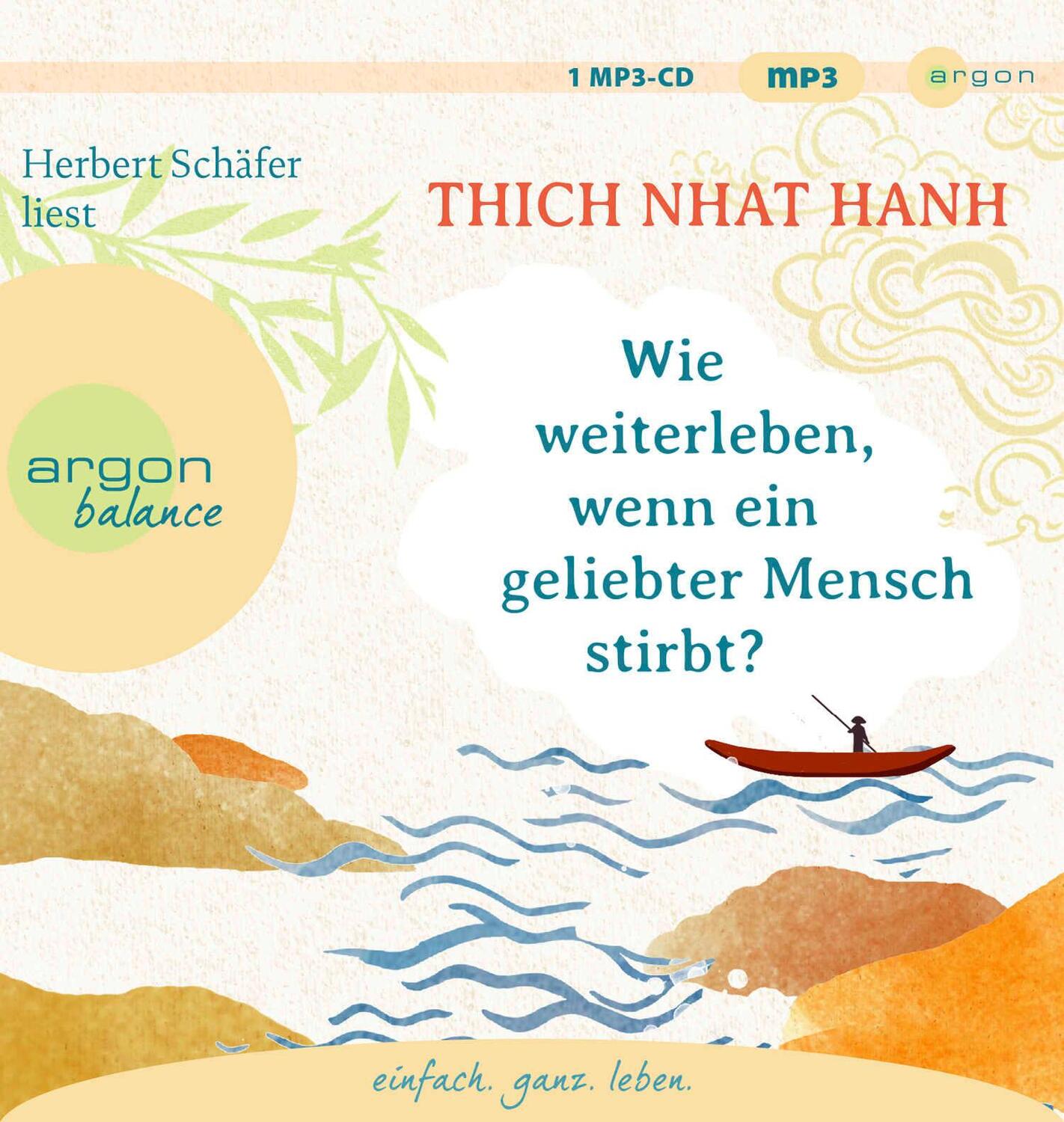 Cover: 9783839882351 | Wie weiterleben, wenn ein geliebter Mensch stirbt? | Thich Nhat Hanh