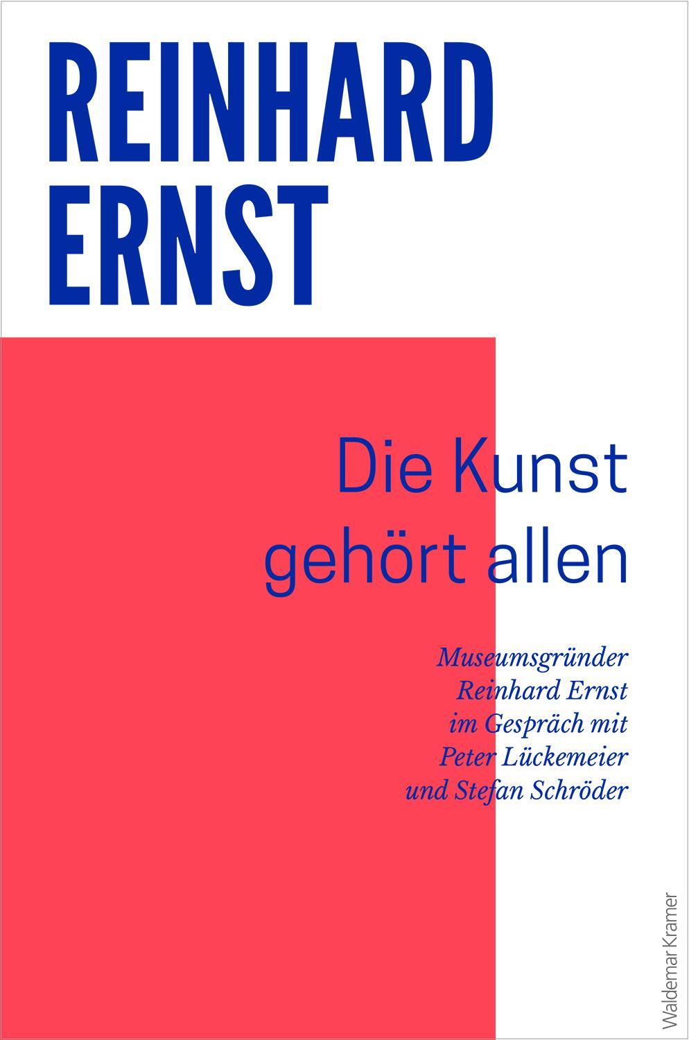 Cover: 9783737405010 | Die Kunst gehört allen | Reinhard Ernst | Taschenbuch | 192 S. | 2024