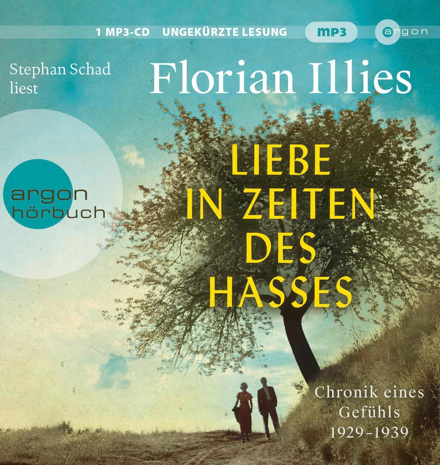 Cover: 9783839818992 | Liebe in Zeiten des Hasses | Chronik eines Gefühls 1929-1939 | Illies