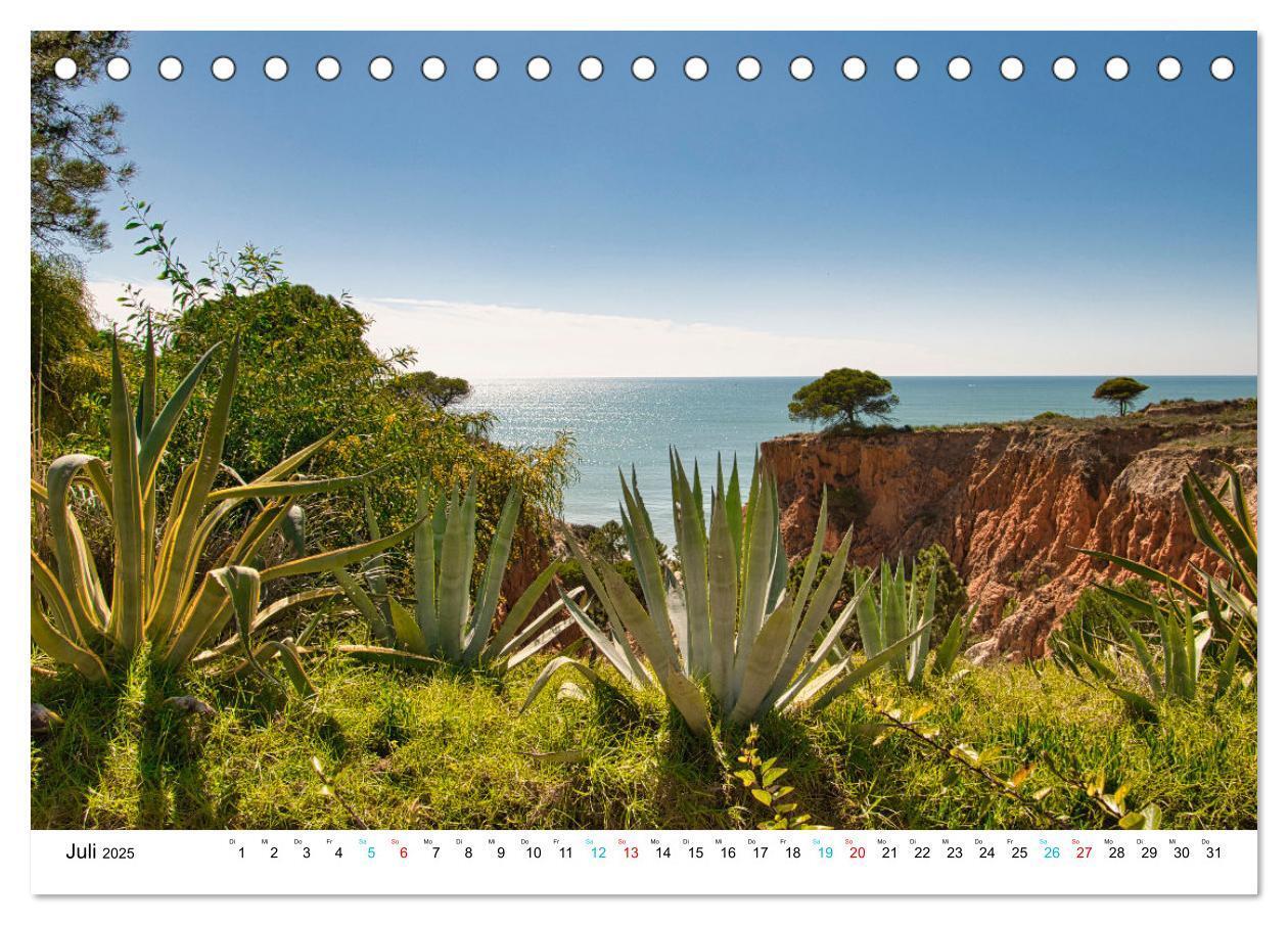 Bild: 9783435091508 | Die Algarve (Tischkalender 2025 DIN A5 quer), CALVENDO Monatskalender