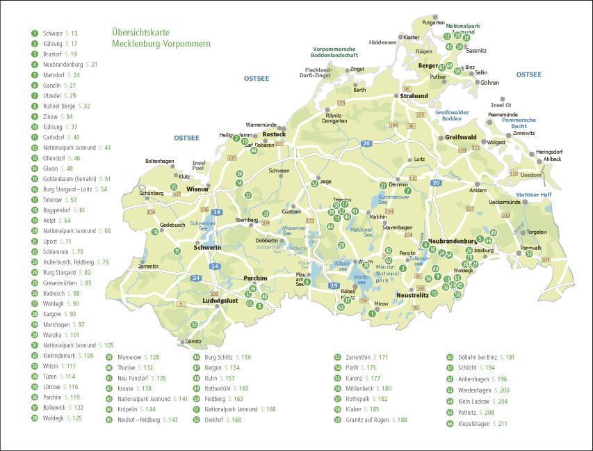 Bild: 9783957990402 | Bergführer Mecklenburg-Vorpommern | 66 sagenhafte Reiseziele | Siering