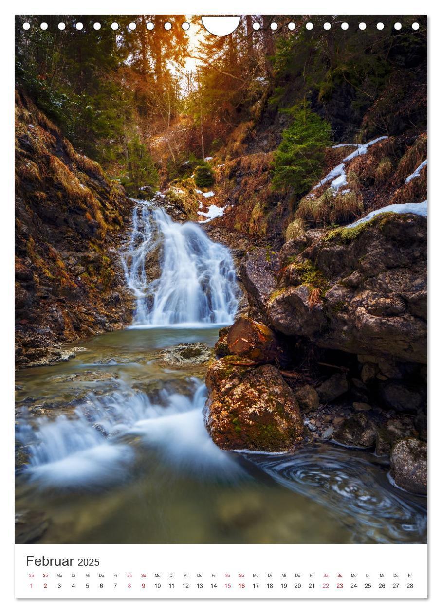 Bild: 9783435901449 | Allgäuer Wasserfälle (Wandkalender 2025 DIN A4 hoch), CALVENDO...