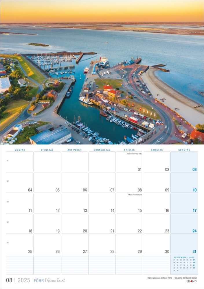 Bild: 9783964023452 | Föhr ...meine Insel Kalender 2025 | Kalender | 13 S. | Deutsch | 2025