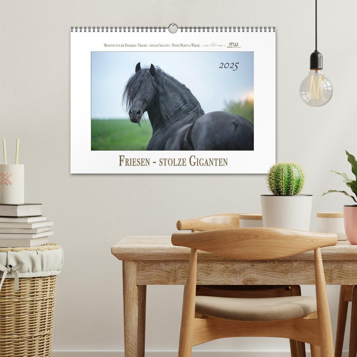 Bild: 9783435235889 | Friesen - stolze Giganten (Wandkalender 2025 DIN A3 quer), CALVENDO...