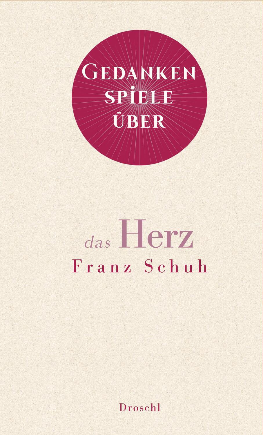 Cover: 9783990591680 | Gedankenspiele über das Herz | Franz Schuh | Buch | 48 S. | Deutsch