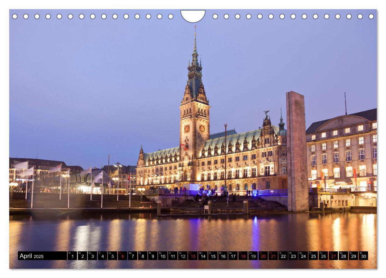 Bild: 9783435742943 | Hansestadt Hamburg (Wandkalender 2025 DIN A4 quer), CALVENDO...