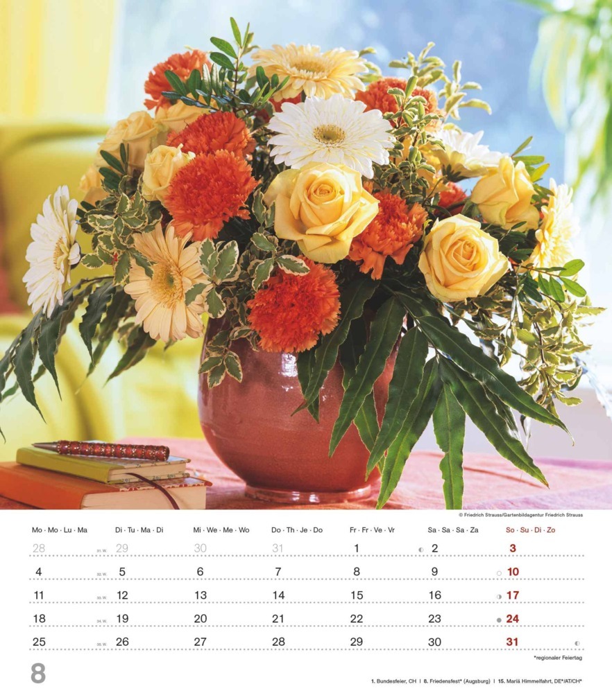 Bild: 4251732342135 | Alpha Edition - Der Duft der Rosen 2025 Bildkalender, 30,x34cm,...