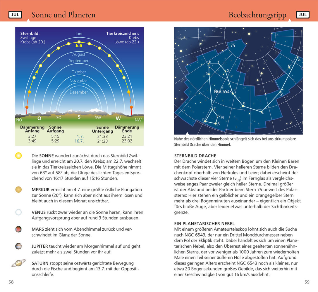 Bild: 9783440179093 | Was tut sich am Himmel 2025 | Hermann-Michael Hahn | Taschenbuch