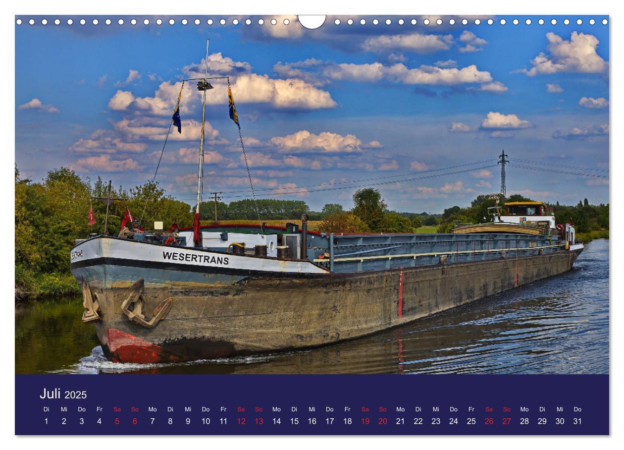 Bild: 9783457160541 | Binnenschiffe im Norden (Wandkalender 2025 DIN A3 quer), CALVENDO...