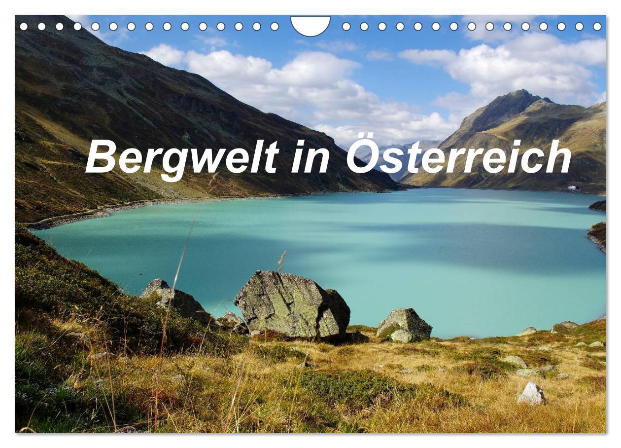 Cover: 9783435655519 | Bergwelt in Österreich (Wandkalender 2025 DIN A4 quer), CALVENDO...