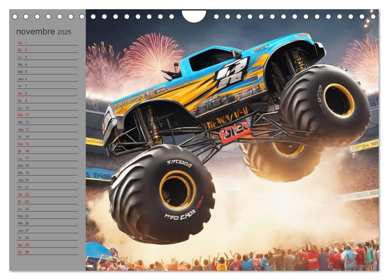 Bild: 9781325925254 | Monster trucks La confrontation ultime (Calendrier mural 2025 DIN...