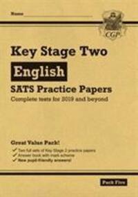 Cover: 9781789081121 | KS2 English SATS Practice Papers: Pack 5 - for the 2025 tests (with...