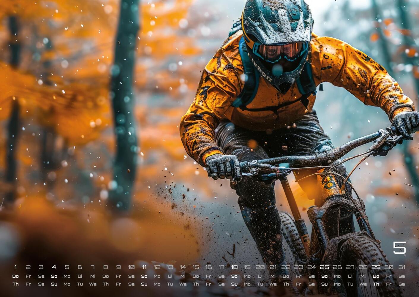 Bild: 9783986734121 | MTB Mountainbike - 2025 - Kalender DIN A2 | GP-Fever.de | Kalender