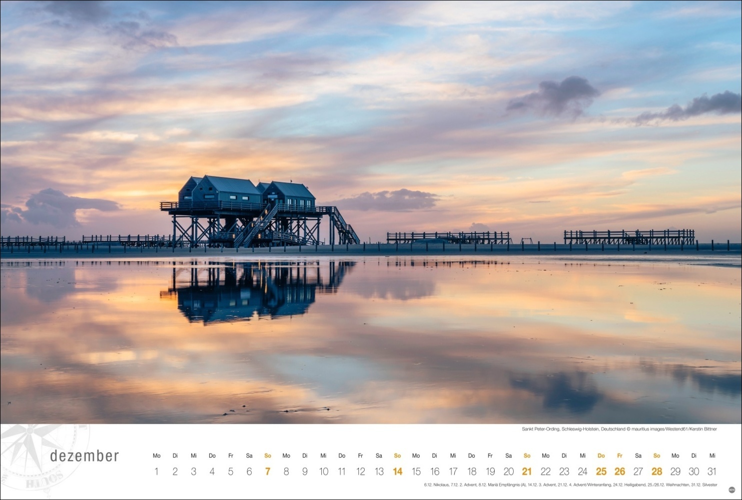 Bild: 9783756404827 | Nordsee Globetrotter Kalender 2025 - Von frischem Wind und weiten...