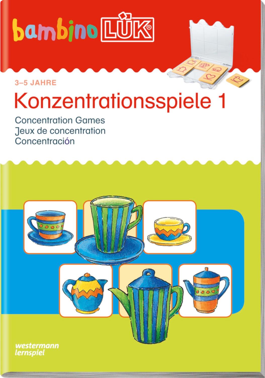 Cover: 9783894146139 | LÜK. Bambino. Konzentrationsspiele 1 | Für Kinder ab 3 J | Taschenbuch