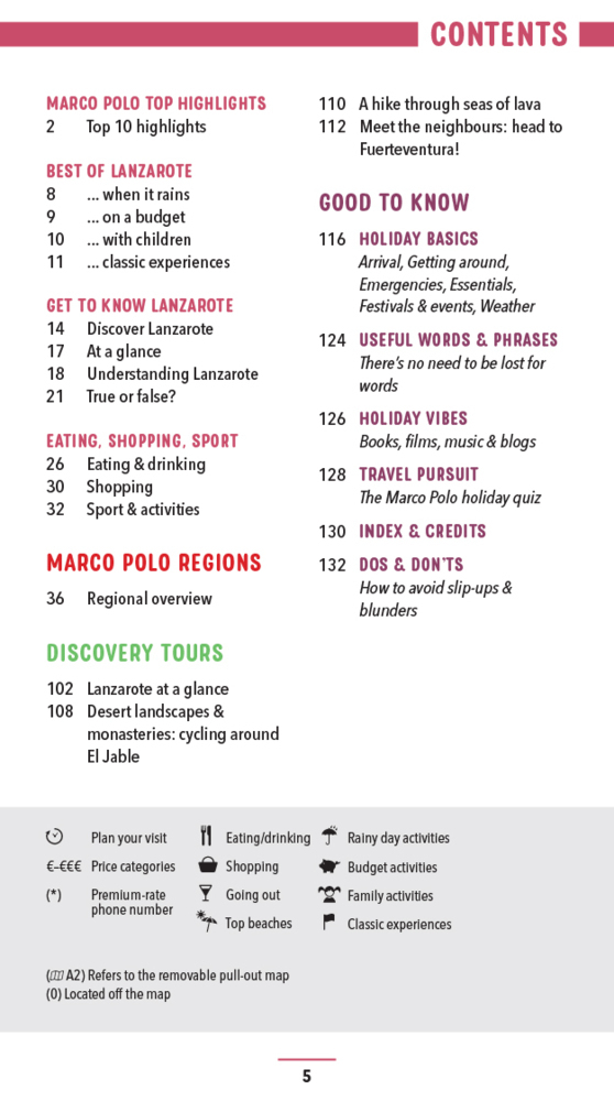 Bild: 9781914515156 | Lanzarote Marco Polo Pocket Travel Guide - with pull out map | Polo