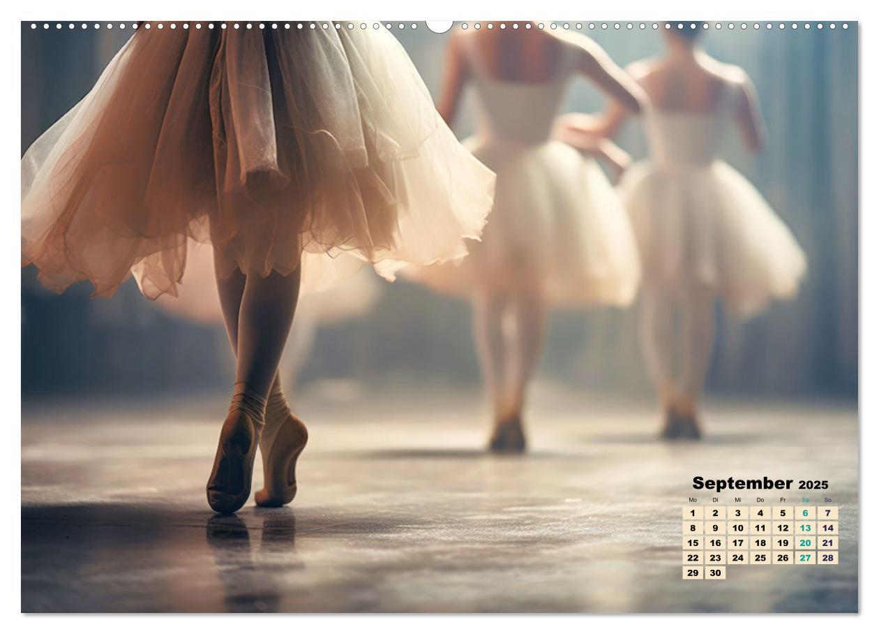 Bild: 9783457184172 | BALLETT - ein Hauch Magie (hochwertiger Premium Wandkalender 2025...