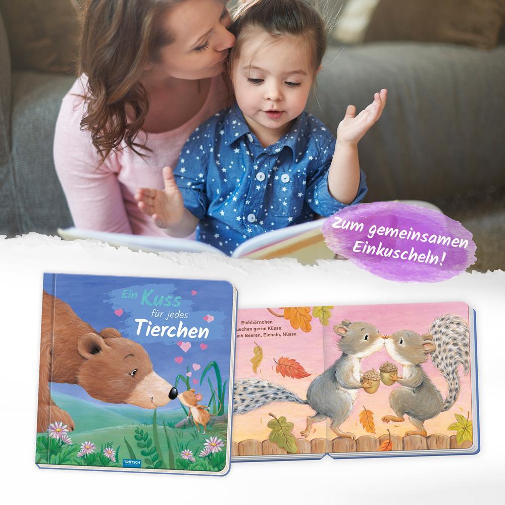 Bild: 9783965528734 | Trötsch Pappenbuch mit Reimen Ein Kuss für jedes Tierchen | Co.KG