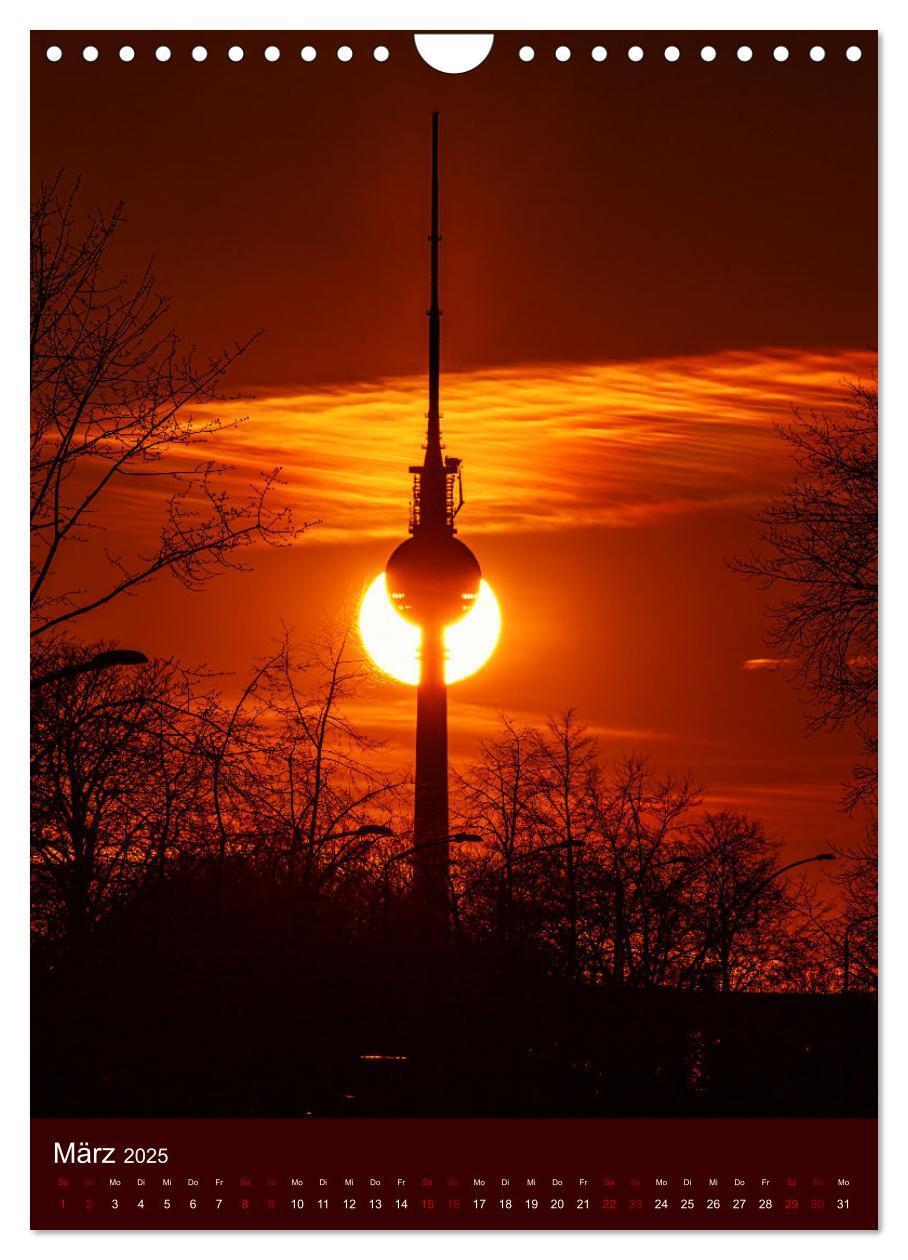 Bild: 9783435910151 | Berliner Fernsehturm - Magische Momente (Wandkalender 2025 DIN A4...