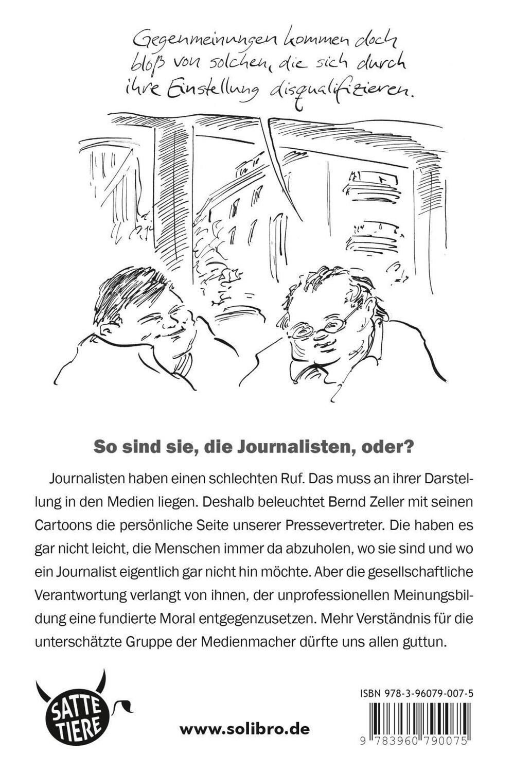 Bild: 9783960790075 | Presseshow | So sind nicht alle Journalisten | Bernd Zeller | Buch