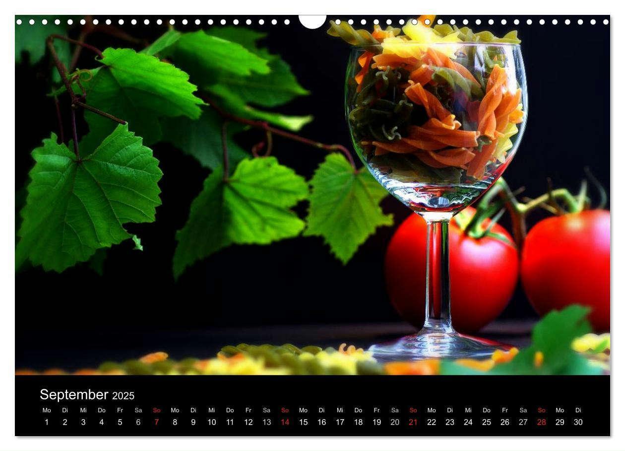 Bild: 9783435783373 | Pasta Kreationen (Wandkalender 2025 DIN A3 quer), CALVENDO...