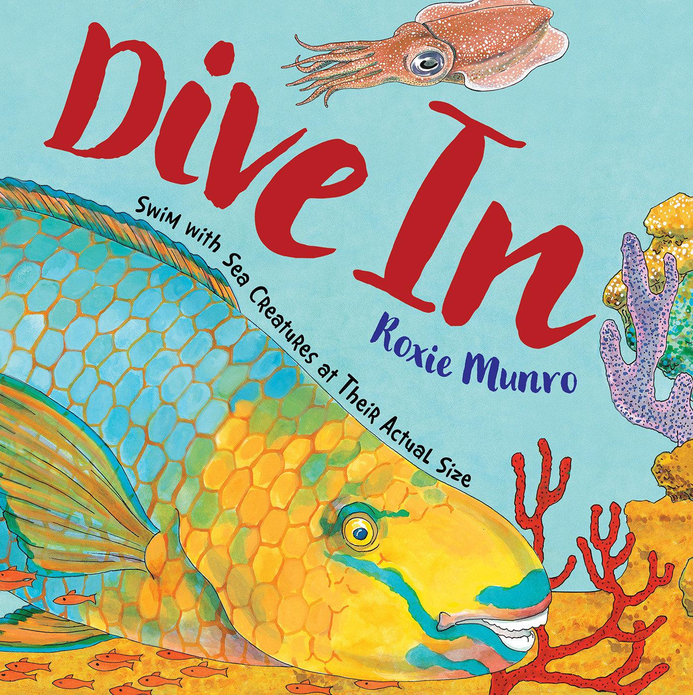 Cover: 9780823448494 | Dive in: Swim with Sea Creatures at Their Actual Size | Roxie Munro