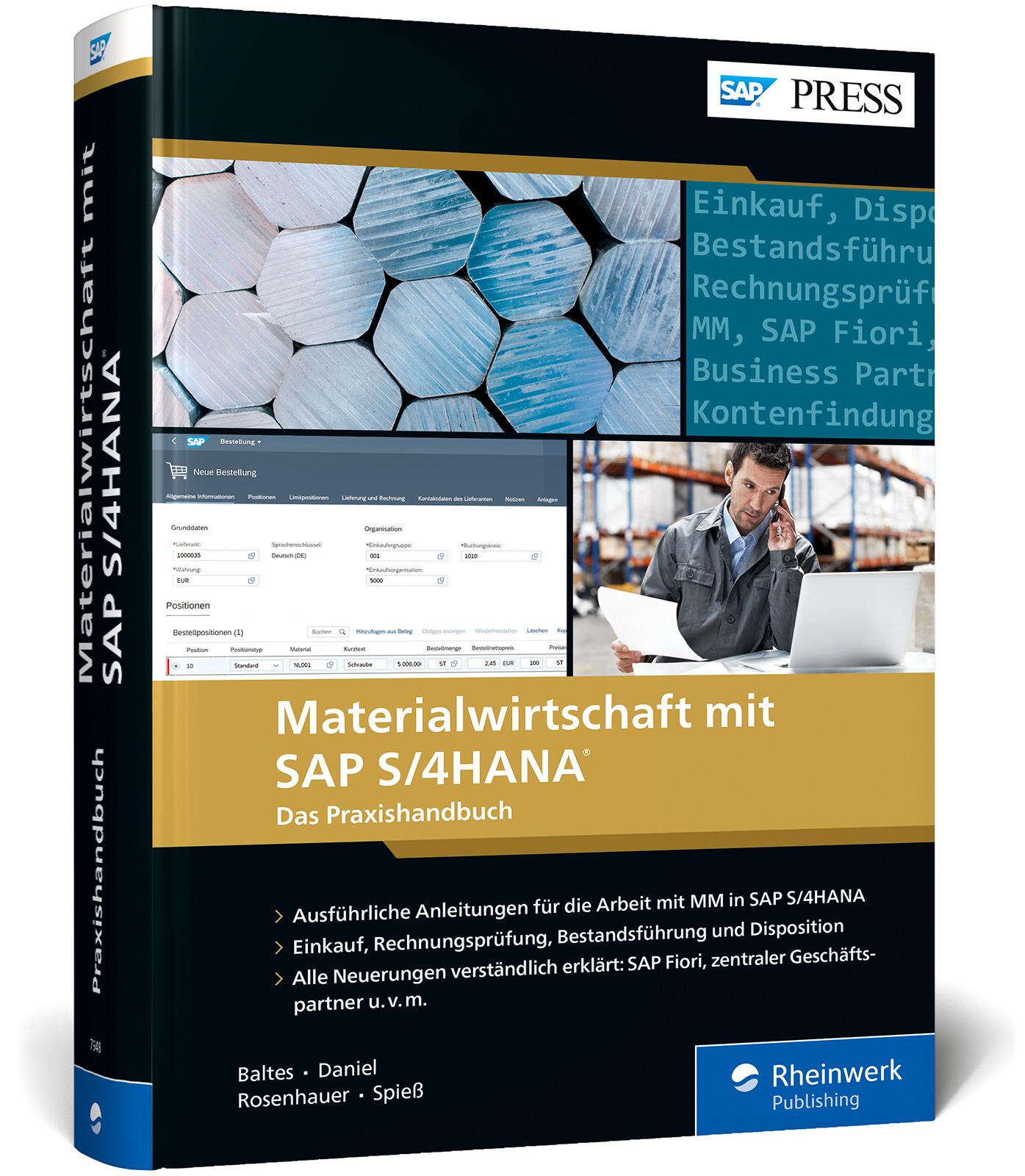 Cover: 9783836279482 | Materialwirtschaft mit SAP S/4HANA | Oliver Baltes (u. a.) | Buch