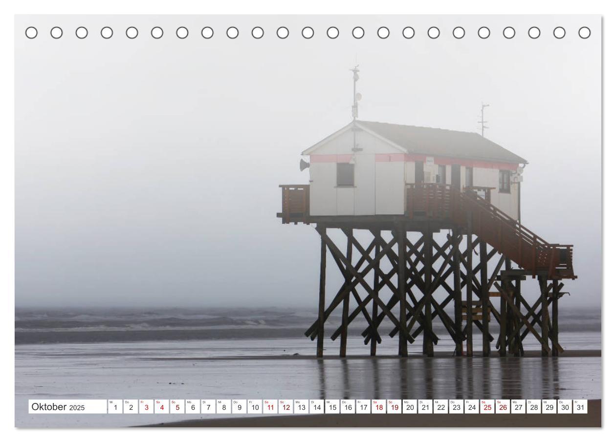 Bild: 9783435448968 | ST. PETER ORDING Strand und Meer (Tischkalender 2025 DIN A5 quer),...