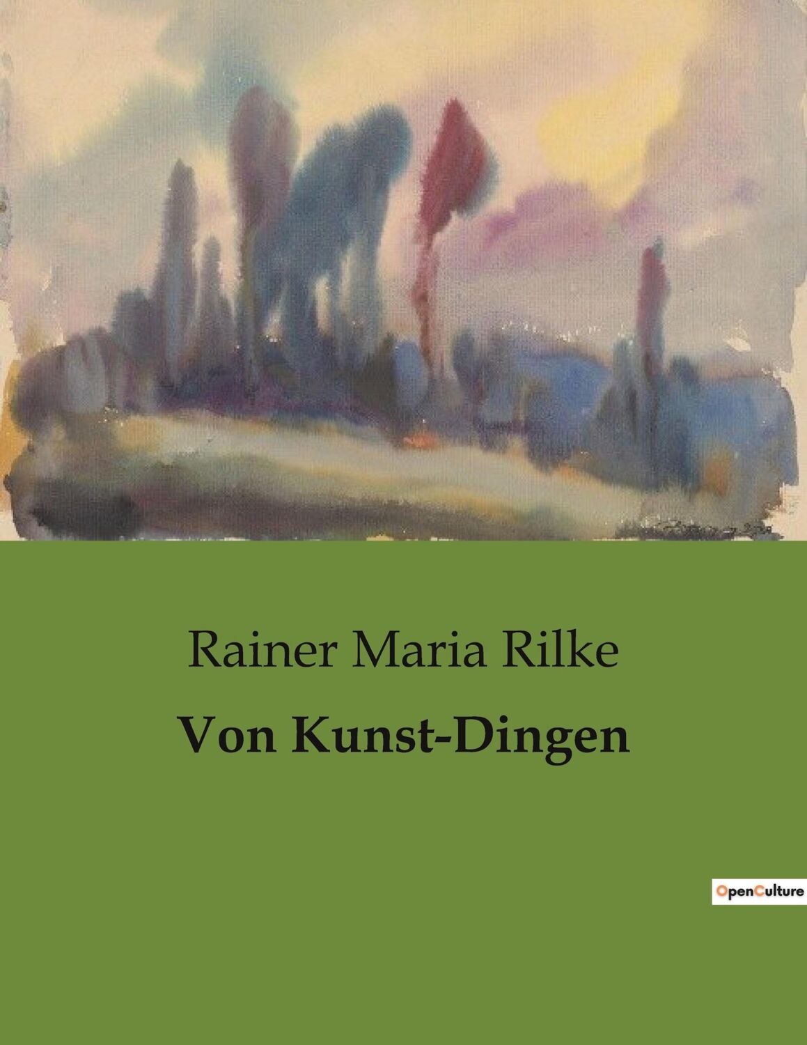 Cover: 9791041903757 | Von Kunst-Dingen | Rainer Maria Rilke | Taschenbuch | Paperback | 2023