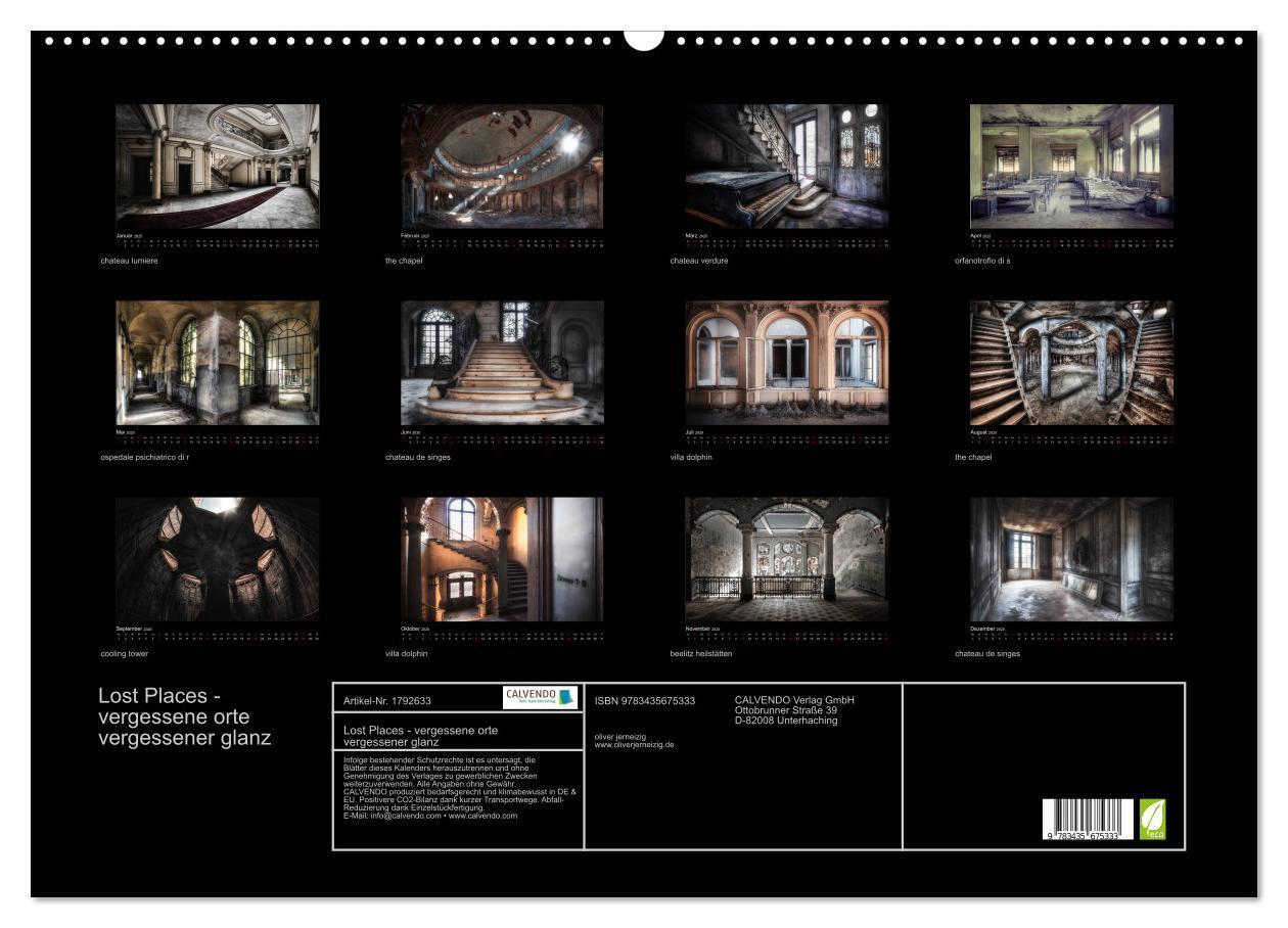 Bild: 9783435675333 | Lost Places - vergessene orte vergessener glanz (Wandkalender 2025...