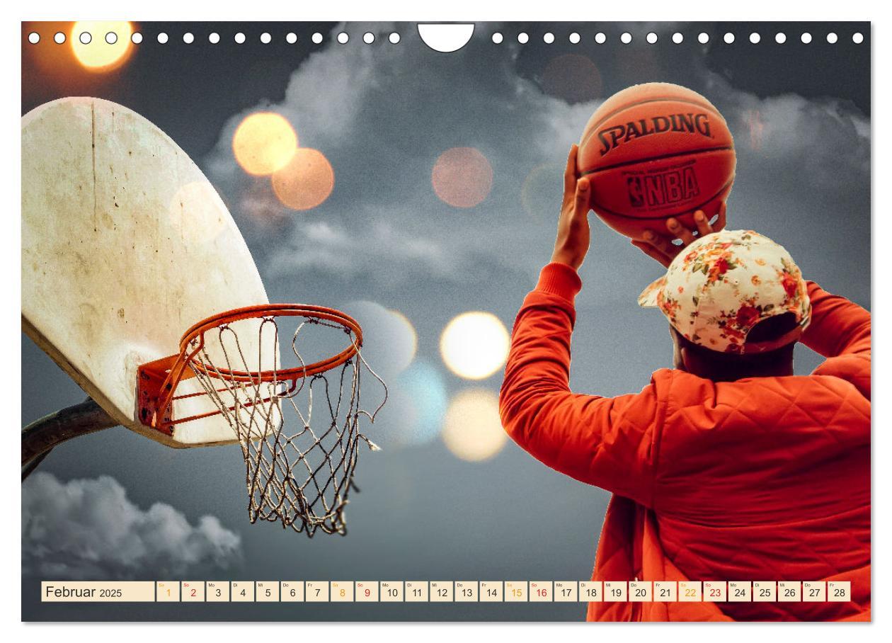 Bild: 9783383932700 | Basketball Liebe (Wandkalender 2025 DIN A4 quer), CALVENDO...