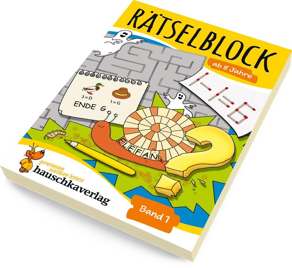 Bild: 9783881006330 | Rätselblock ab 8 Jahre, Band 1, A5-Block | Agnes Spiecker | Buch