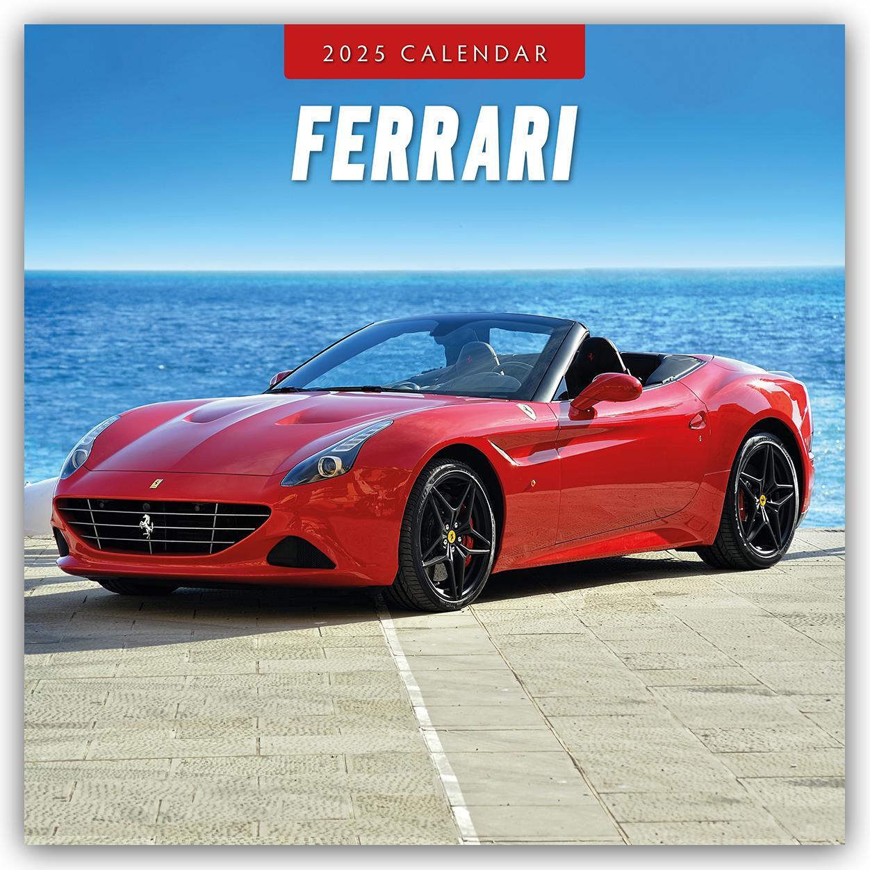 Cover: 9781804426777 | Ferrari 2025 - 16-Monatskalender | Robin Red | Kalender | 13 S. | 2025