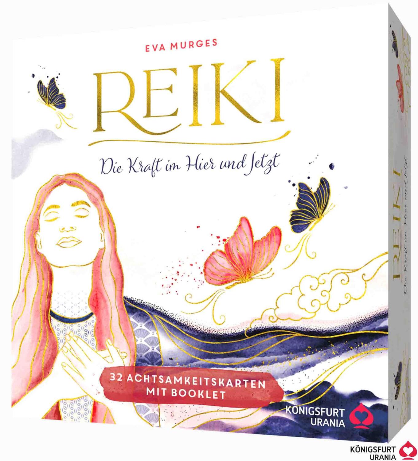 Cover: 9783868262018 | Reiki - Die Kraft im Hier und Jetzt: 32 Achtsamkeitskarten mit...