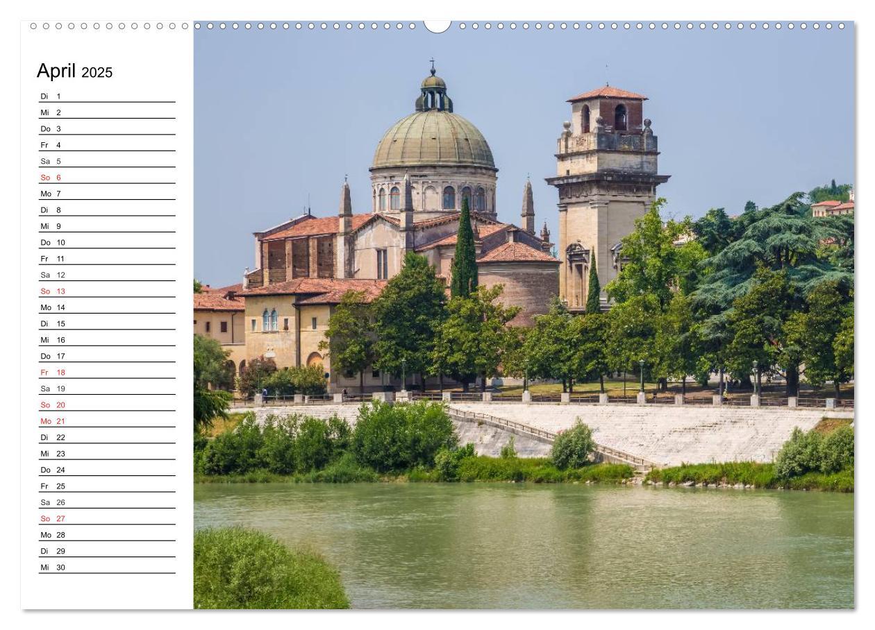 Bild: 9783435516308 | VERONA Historisches Stadtherz (Wandkalender 2025 DIN A2 quer),...