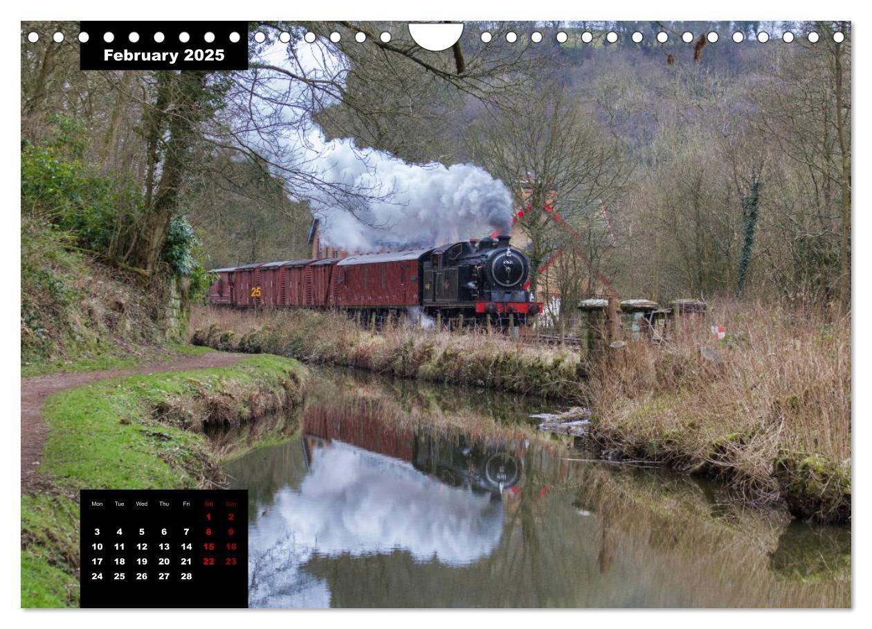 Bild: 9781325977055 | Assorted photographs of STEAM LOCOMOTIVES (Wall Calendar 2025 DIN...