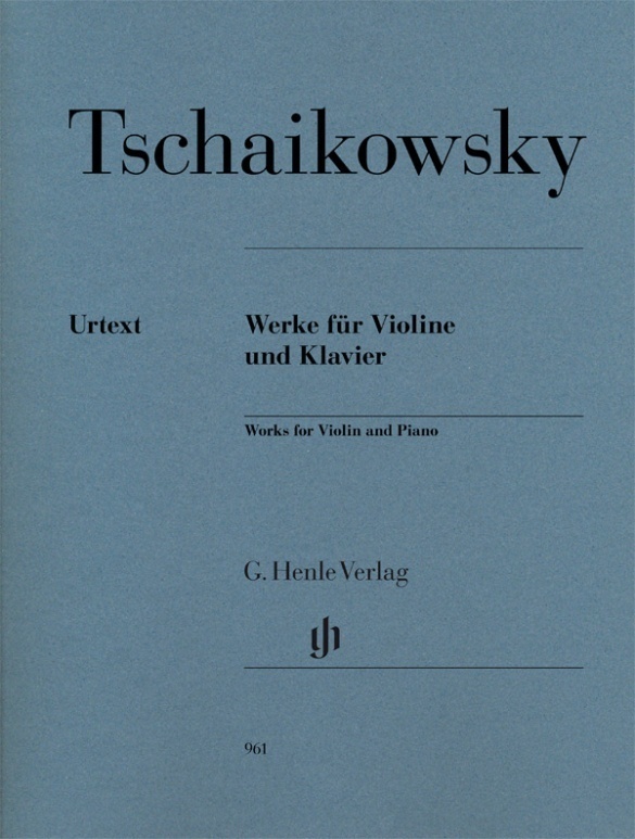 Cover: 9790201809618 | Peter Iljitsch Tschaikowsky - Werke für Violine und Klavier | Komarov