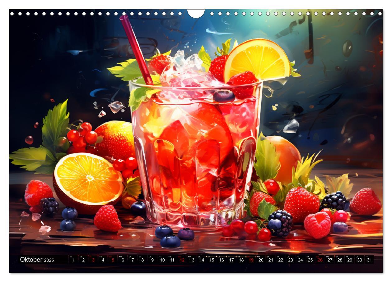 Bild: 9783383877490 | Cocktails. Fruchtige Getränke-Vielfalt (Wandkalender 2025 DIN A3...